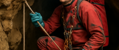 Desen stilizat al unui oraș futurist noaptea, cu clădiri înalte și lumini neon colorate.